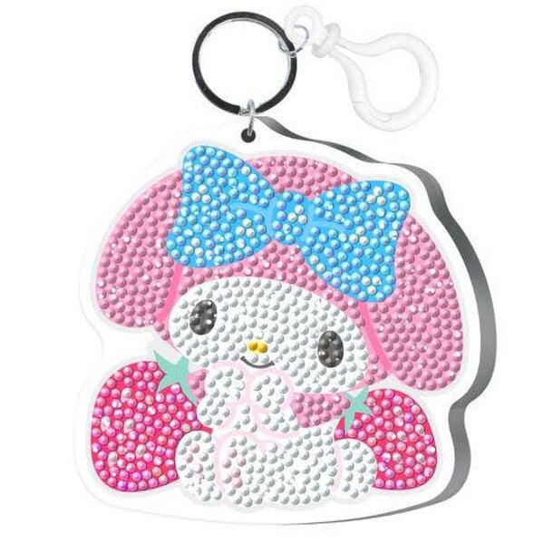 Hello Kitty Sanrio Characters Diamond Painting Keychain-My Melody